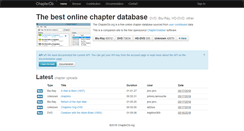 Desktop Screenshot of chapterdb.org